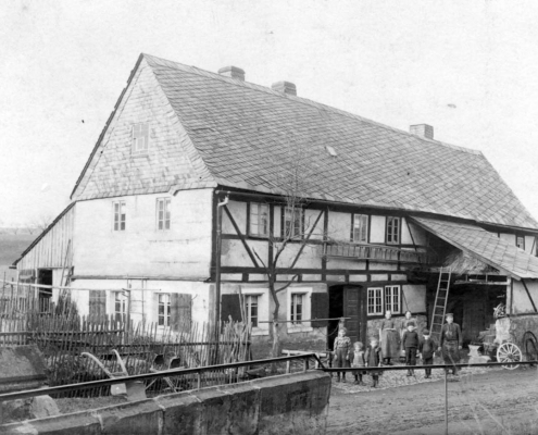Die alte Schmiede Greifendorf im 19. Jahrhundert