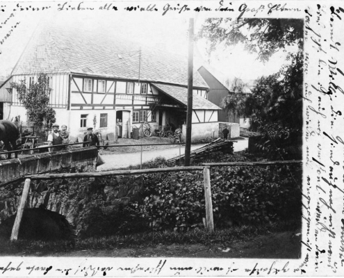 Die alte Schmiede Greifendorf im 19. Jahrhundert